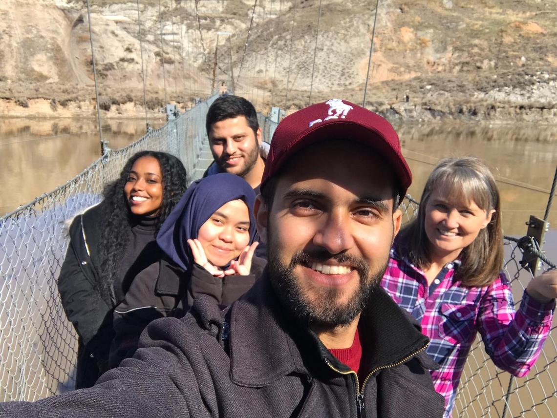 A selfie in Drumheller. 