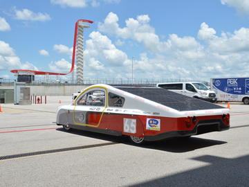 Solar Car Team at this year’s Formula Sun Grand Prix in Austin, Texas.