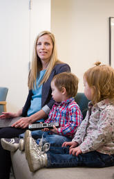 University of Calgary researcher Sheri Madigan and co-authors of the study recommend that families create a family media plan to help limit screen time and encourage interaction with others. Photos by Riley Brandt, University of Calgary 