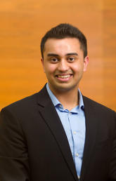 Sarthak Sinha was a Grade 9 student when he first worked as a volunteer in the University of Calgary lab of Jeff Biernaskie. Photo by Riley Brandt, University of Calgary 