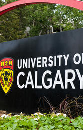 University of Calgary sign
