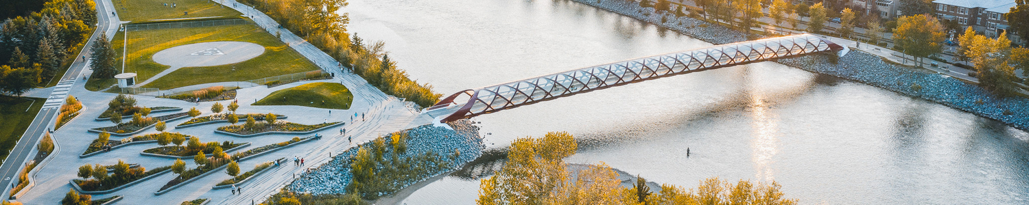 Downtown Calgary, peace bridge