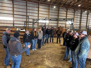 Lakeland College Beef Management class visited W.A