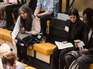 Attendees at a conference