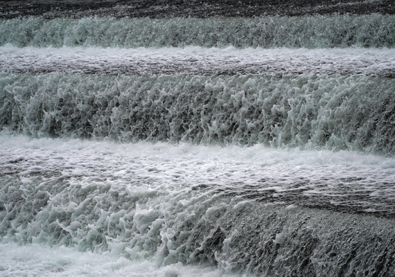 water flowing 