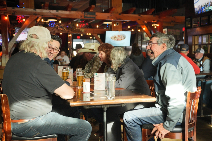 People at a restaurant