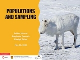 Populations and Sampling